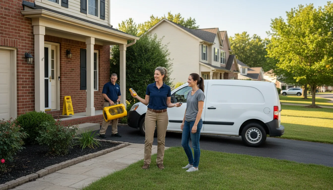 Water restoration image for Home Water Damage Repair in Scotland, MD